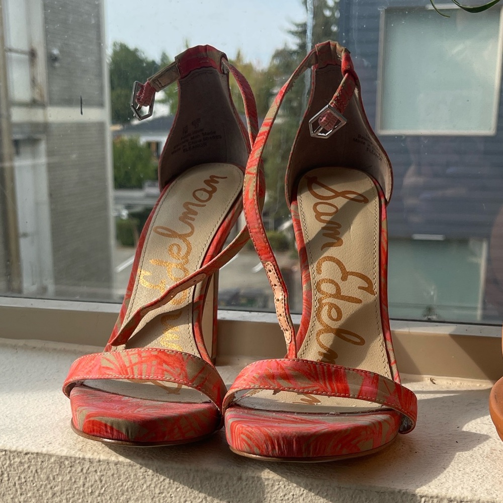 Sam Edelman Vibrant Pink Eleanor Heels